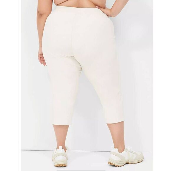 LIVI Lane Bryant Athletic Pants Womens 26/28 4X Plus Knit Capri Trouser Workout - Picture 3 of 3
